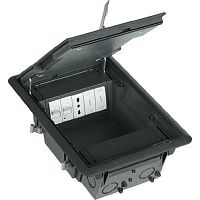 Лючок Legrand Bticino для фальшпола со стальной накладкой 10мод. картинка